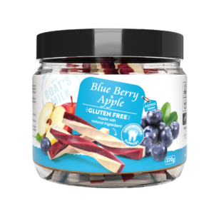 Nutri twist בטעם אוכמניות תפוחי עץ וחלב עיזים 220 גרם