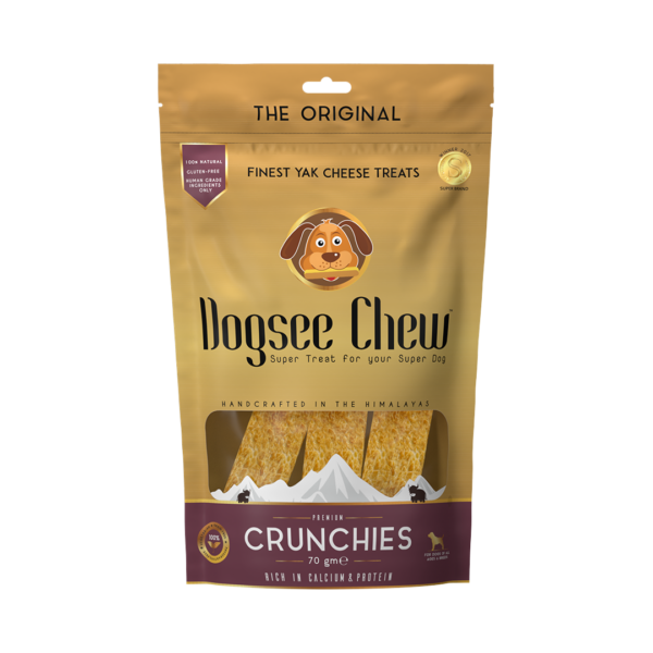 Dogsee Crunchies חטיף גבינה 70 גרם לכלב