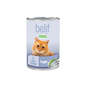 Belif שימורים דג מקרל 400 גרם לחתול