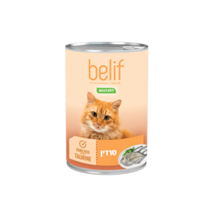 Belif שימורים סרדין 400 גרם לחתול