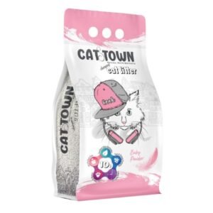 Cat Town חול חתולים מתגבש בניחוח טלק 10 ליטר