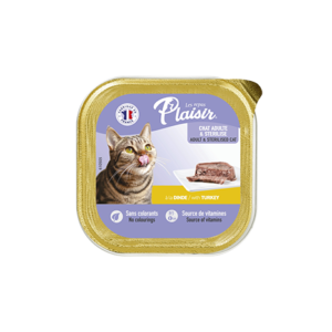 Plaisir מעדן לחתול בטעם הודו 32 יח' במארז