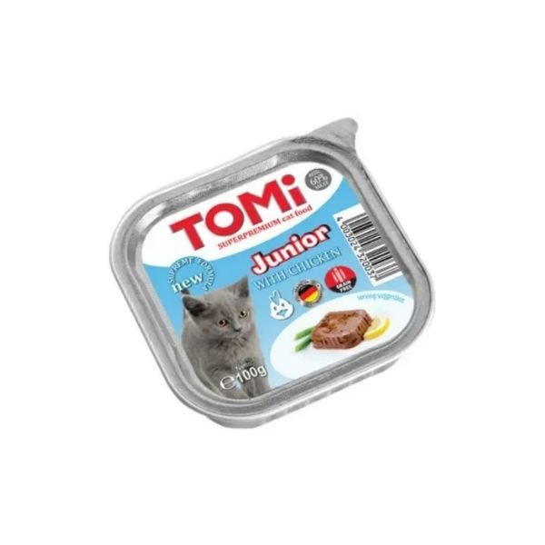 טומי מעדן עוף לחתול גור 100 גרם