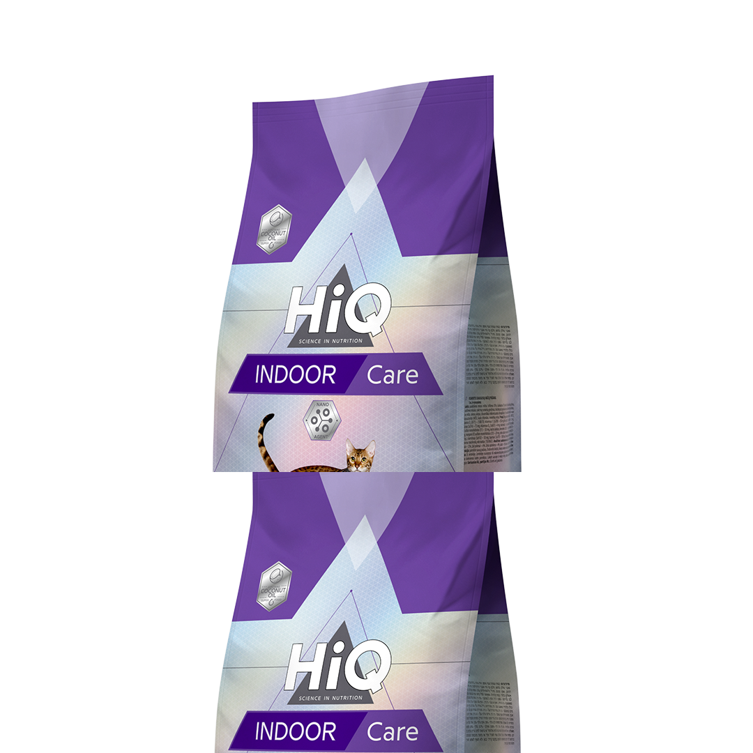 HiQ מזון לחתולים אינדור עוף 6.5 ק"ג