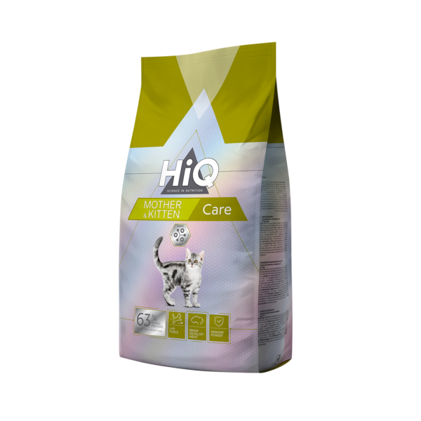 HiQ מזון לגורים וחתולות הרות ומניקות עוף 1.8 ק"ג