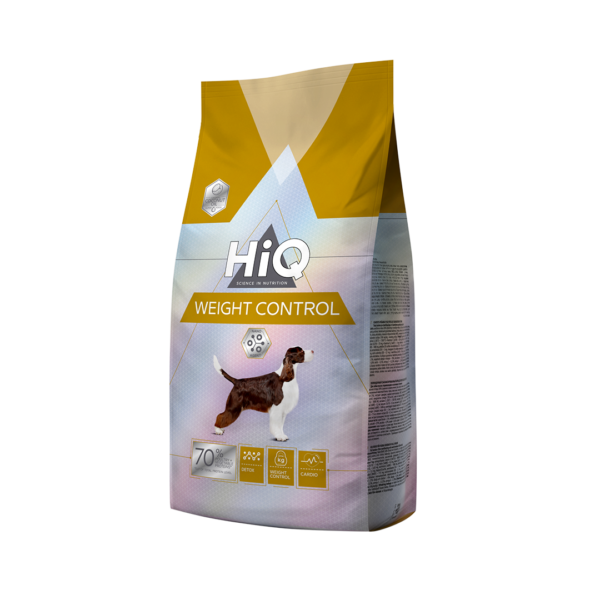 HiQ מזון לכלב בוגר בקרת משקל עוף