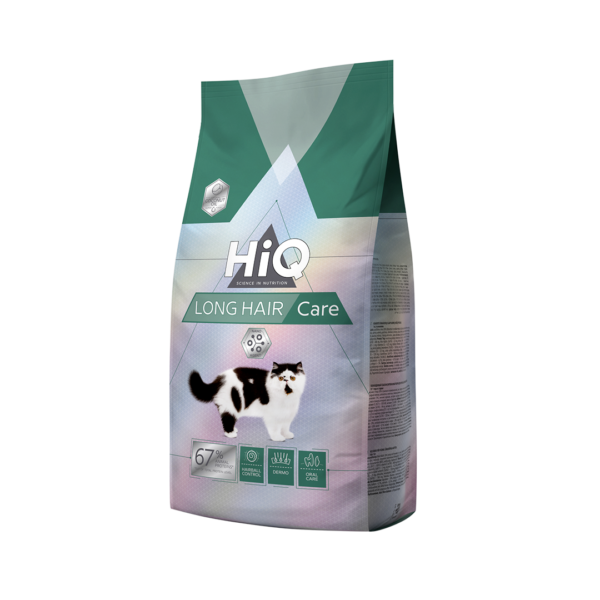 HiQ מזון לחתולים בעלי שיער ארוך 1.8 ק"ג