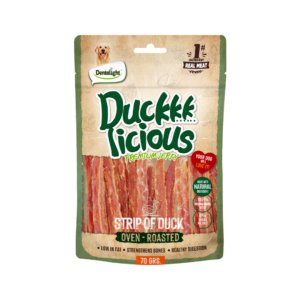 Duck Licious רצועות ברווז 70 גרם לכלב