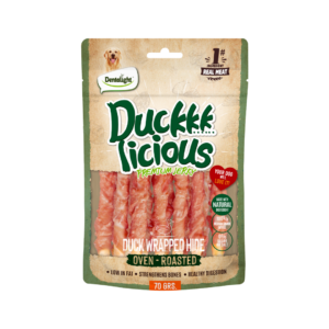 Duck Licious ברווז מלופף על מקל 70 גרם לכלב