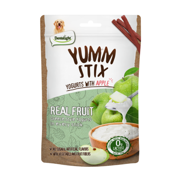 Yumm Stix חטיף מקלוני יוגורט עם תפוח 70 גרם