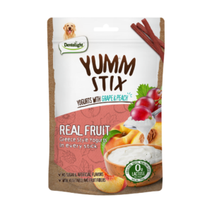 Yumm Stix חטיף מקלוני יוגורט עם ענבים ואפרסק 70 גרם