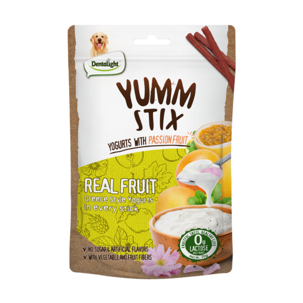 Yumm Stix חטיף מקלוני יוגורט עם פסיפלורה 70 גרם