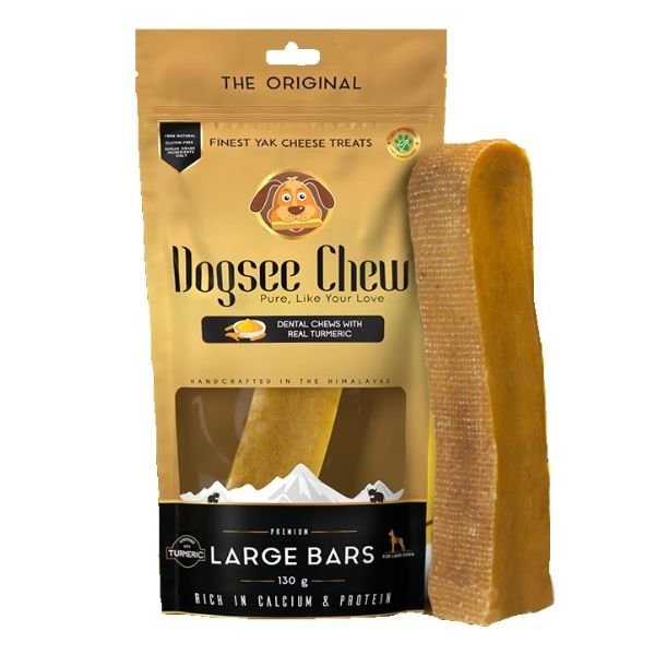 Dogsee Chew חטיף עצם יאק לכלבים גדול – 130 גרם