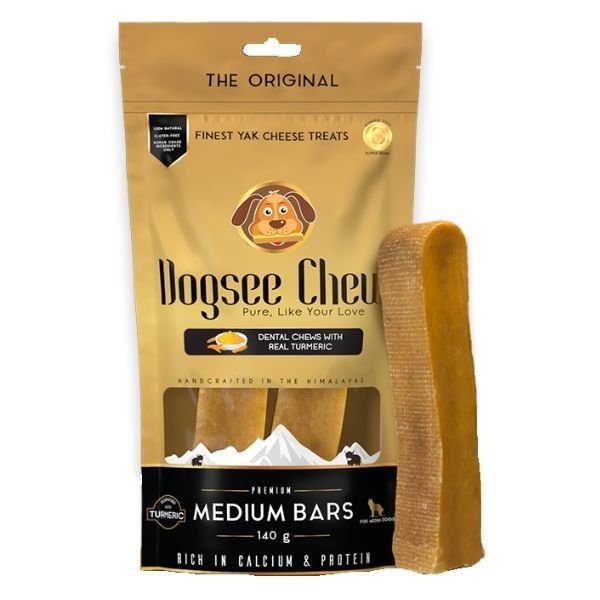 Dogsee Chew חטיף עצם יאק לכלבים בינוני – 140 גרם
