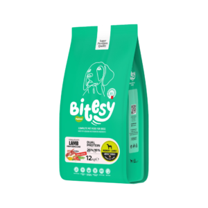 Bitesy מזון מלא לכלב בוגר כבש בס ואורז 12 ק"ג