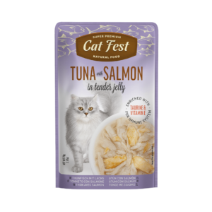 Cat Fest פאוץ טונה וסלמון 70 גרם לחתול