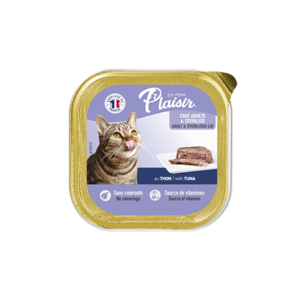 Plaisir מעדן לחתול בטעם טונה 32 יח' במארז