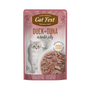 Cat Fest פאוץ ברווז וטונה 70 גרם לחתול