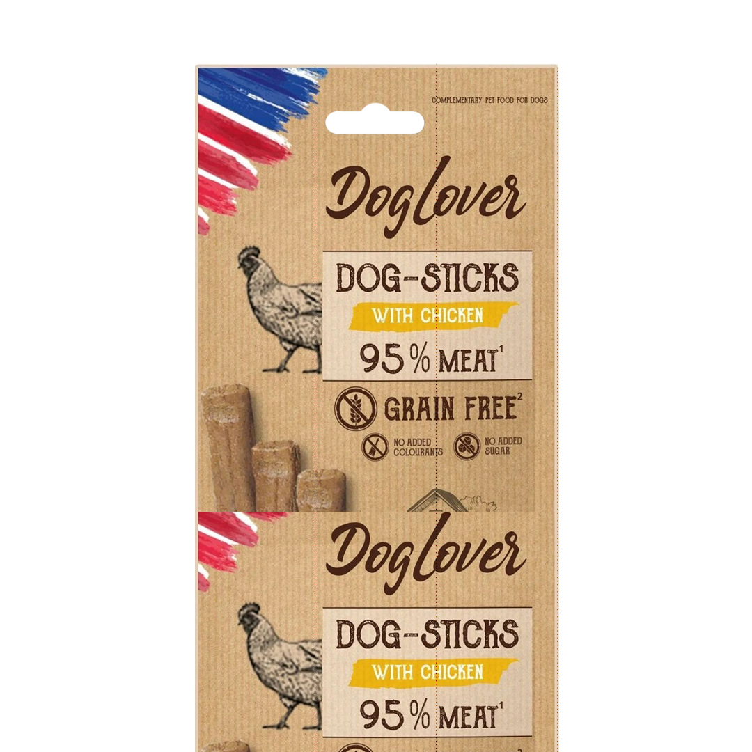 Dog Lover סטיקים בטעם עוף 33 גרם לכלב
