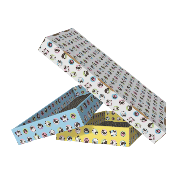 אר פור פט משטח גירוד שטוח מקרטון