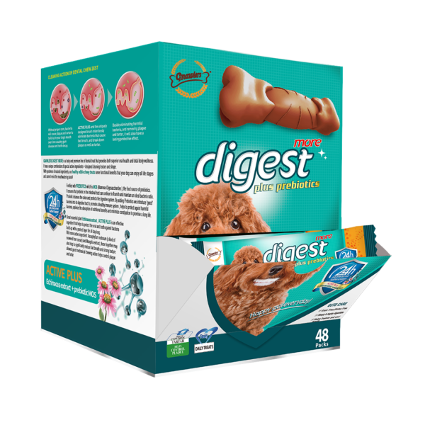 More Digest חטיף עצמות למערכת העיכול עם פרוביוטיקה מארז 48 יחידות