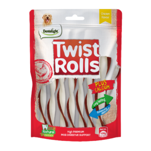 Twist Rolls חטיף לעיסה בתוספת סידן בטעם עוף S