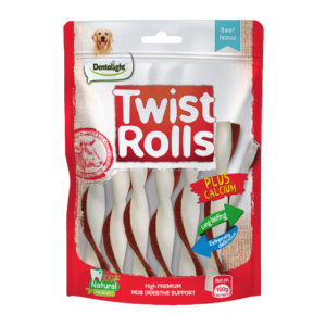 Twist Rolls חטיף לעיסה בתוספת סידן בטעם בקר M