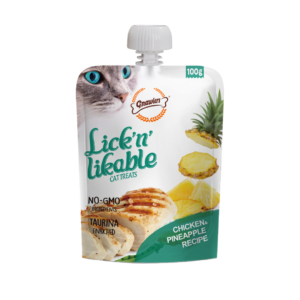 Lick ‘N’ Likable מחית לחתולים בטעם עוף ואננס 100 גרם