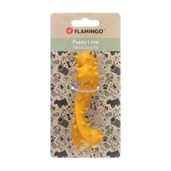 Flamingo נשכן צעצוע עצם ספירלה קטנה לגור כלבים