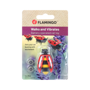 Flamingo חיפושית אלקטרונית רוטטת מזמזמת לחתול