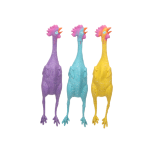 Flamingo צעצוע תרנגול לטקס צבעוני מצפצף L לכלב