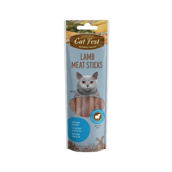 קט פסט חטיף מקלוני בשר בטעם כבש 45 גרם