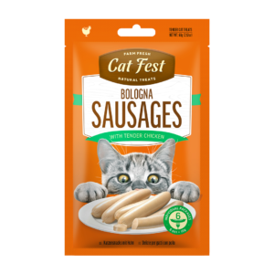 Cat Fest נקניקיות עם עוף 60 גרם לחתול