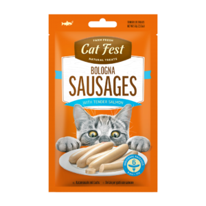 Cat Fest נקניקיות עם סלמון 60 גרם לחתול