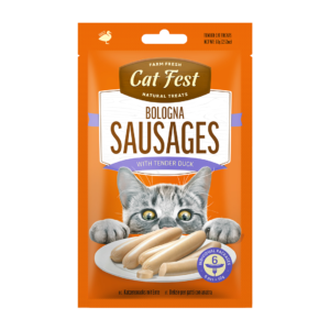 Cat Fest נקניקיות עם ברווז 60 גרם לחתול