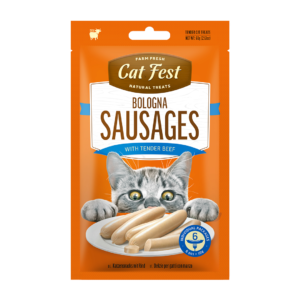 Cat Fest נקניקיות עם בקר 60 גרם לחתול