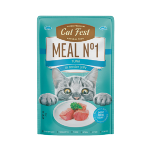 Cat Fest ארוחת נתחונים בג'לי טונה 50 גרם לחתול