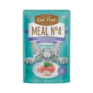 Cat Fest ארוחת נתחונים בג'לי טונה וצדפות 50 גרם לחתול