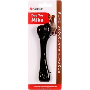 עצם לעיסה Mika בטעם שוקולד של פלמינגו, 15 ס״מ, באריזה